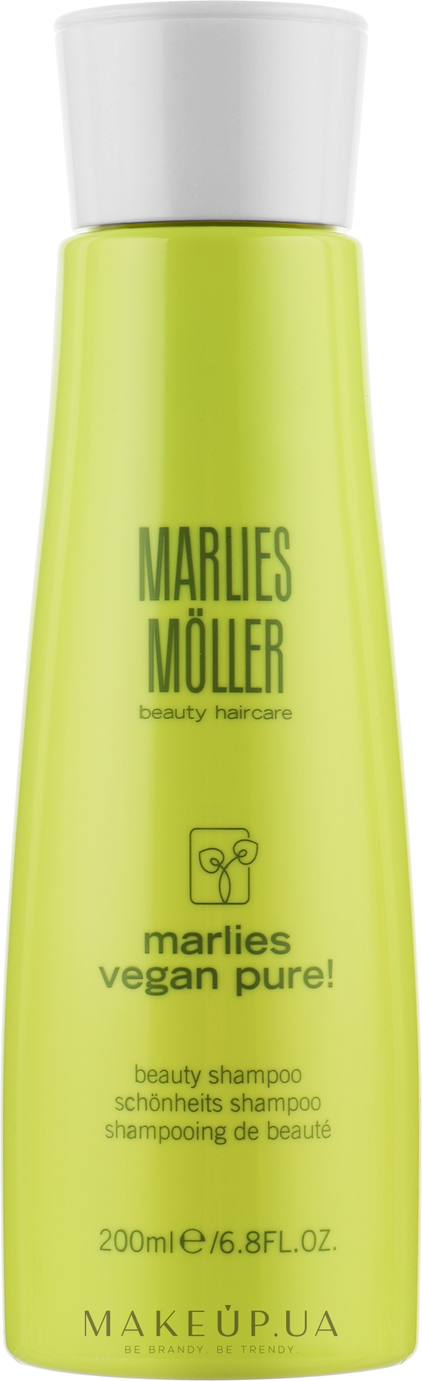 Натуральний шампунь для волосся "Веган" - Marlies Moller Marlies Vegan Pure! Beauty Shampoo — фото 200ml