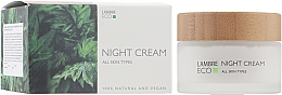 Духи, Парфюмерия, косметика Ночной крем для лица - Lambre Eco Night Cream 