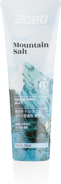 Зубна паста з гімалайською сіллю - Aekyung 2080 Pure Crystal Mountain Salt Toothpaste — фото N2