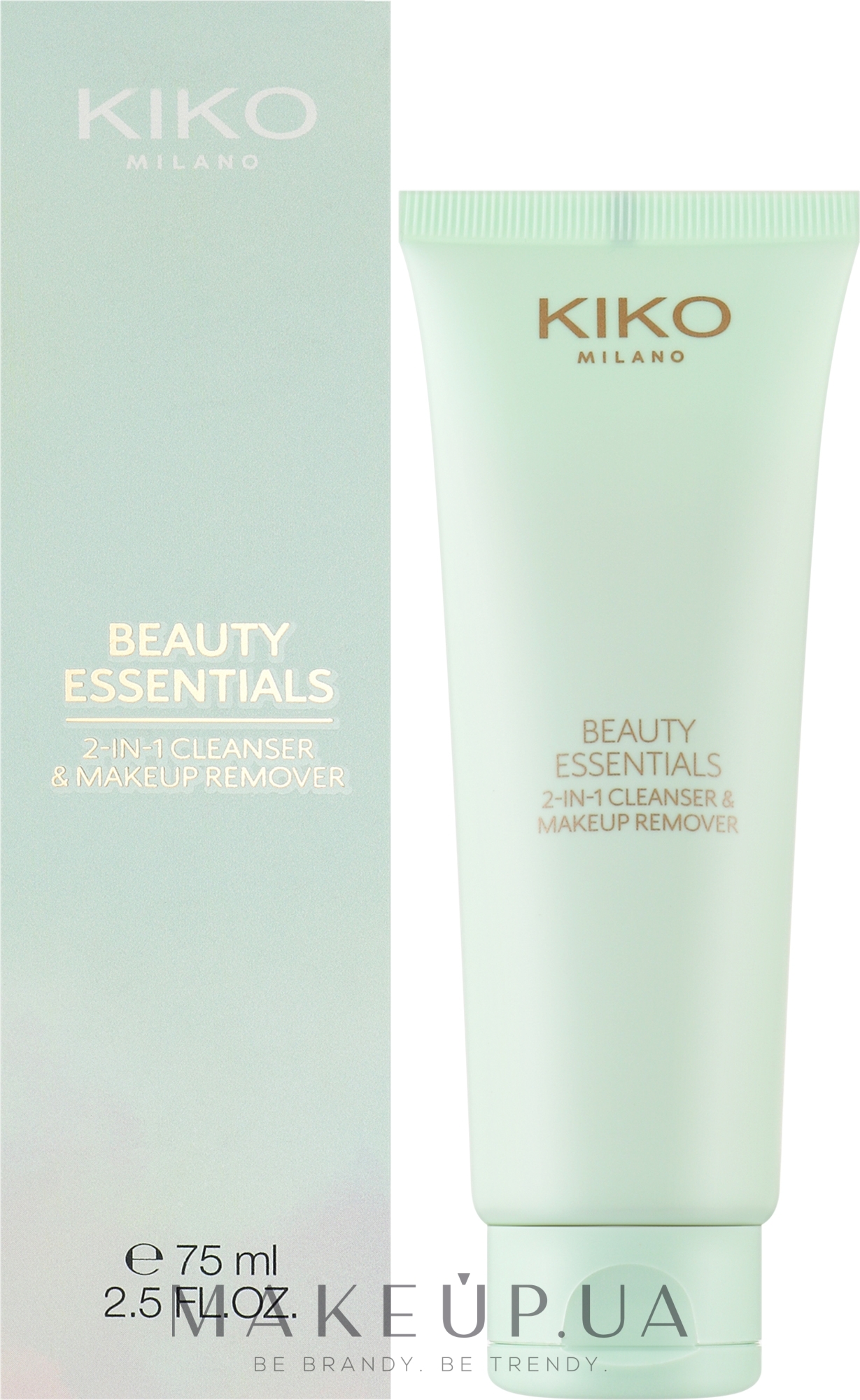 Очищающее средство и средство для снятия макияжа 2в1 - Kiko Milano Beauty Essentials 2in1  — фото 75ml