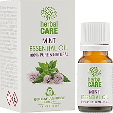 Эфирное масло "Мята" - Bulgarian Rose Herbal Care Mint Essential Oil — фото N2