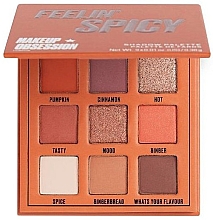 Духи, Парфюмерия, косметика Палетка теней для век - Makeup Obsession Feelin' Spicy Eyeshadow Palette