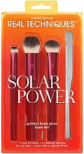 Набір пензлів для макіяжу - Real Techiques Solar Power Golden Hour Glow Base Set — фото N2