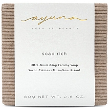 Ультраживильне крем-мило - Ayuna Soap Rich Ultra-Nourishing Creamy Soap — фото N3