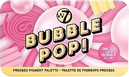 Палетка теней - W7 Bubble Pop Pressed Pigment Palette — фото N1