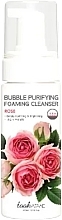 Парфумерія, косметика Очищувальна пінка для обличчя з екстрактом троянди - Look At Me Bubble Purifying Foaming Facial Cleanser Rose