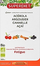 Пищевая добавка - Superdiet Organic Tonic Acerola Quatuor — фото N1