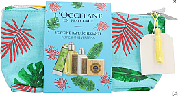 Духи, Парфюмерия, косметика Набор - L'Occitane Verbena (sh/gel/50ml + b/milk/30ml + h/cr/30ml + soap/50g + pouch)