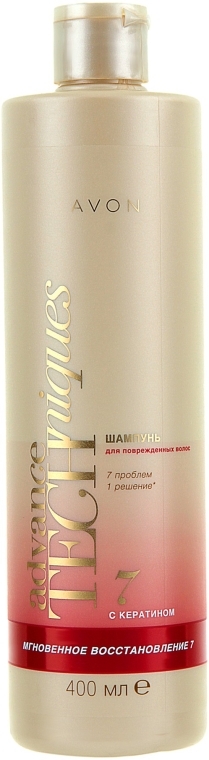 Шампунь для поврежденных волос "Мгновенное восстановление 7" - Avon Advance Techniques Reconstruction 7 Restoring Shampoo — фото N7