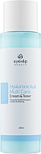 Мультифункціональний крем-тонер для обличчя з гіалуроновою кислотою - Eyenlip Hyaluronic Acid Multi Care Cream & Toner — фото N1