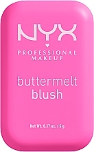 Духи, Парфюмерия, косметика Кремовые румяна для лица - NYX Professional Makeup Buttermelt High-Pigment Powder Blush