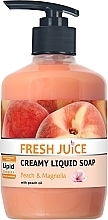 Парфумерія, косметика Крем-мило з персиковим маслом - Fresh Juice Peach & Magnolia