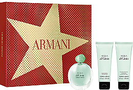 Духи, Парфюмерия, косметика Giorgio Armani Acqua di Gio - Подарочный набор (edt/100ml + shower/75ml + lot/75ml)