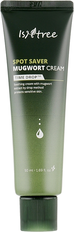 УЦІНКА Крем для чутливої шкіри з екстрактом полину - Isntree Spot Saver Mugwort Cream * — фото N4