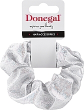 Резинка для волосся, FA-5647, срібна - Donegal — фото N1