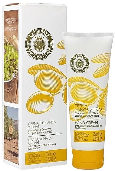 Крем для рук і нігтів з оливковою олією та медом - La Chinata Hand and Nail Cream with Extra Virgin Oil and Honey — фото N1