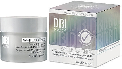 Освітлювальний крем для обличчя - DIBI Milano White Science Supreme White Spot Correcting 12H Radiance Cream — фото N1