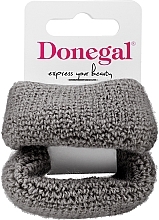 Резинки для волос, FA-5643, 2 шт, серые - Donegal — фото N1
