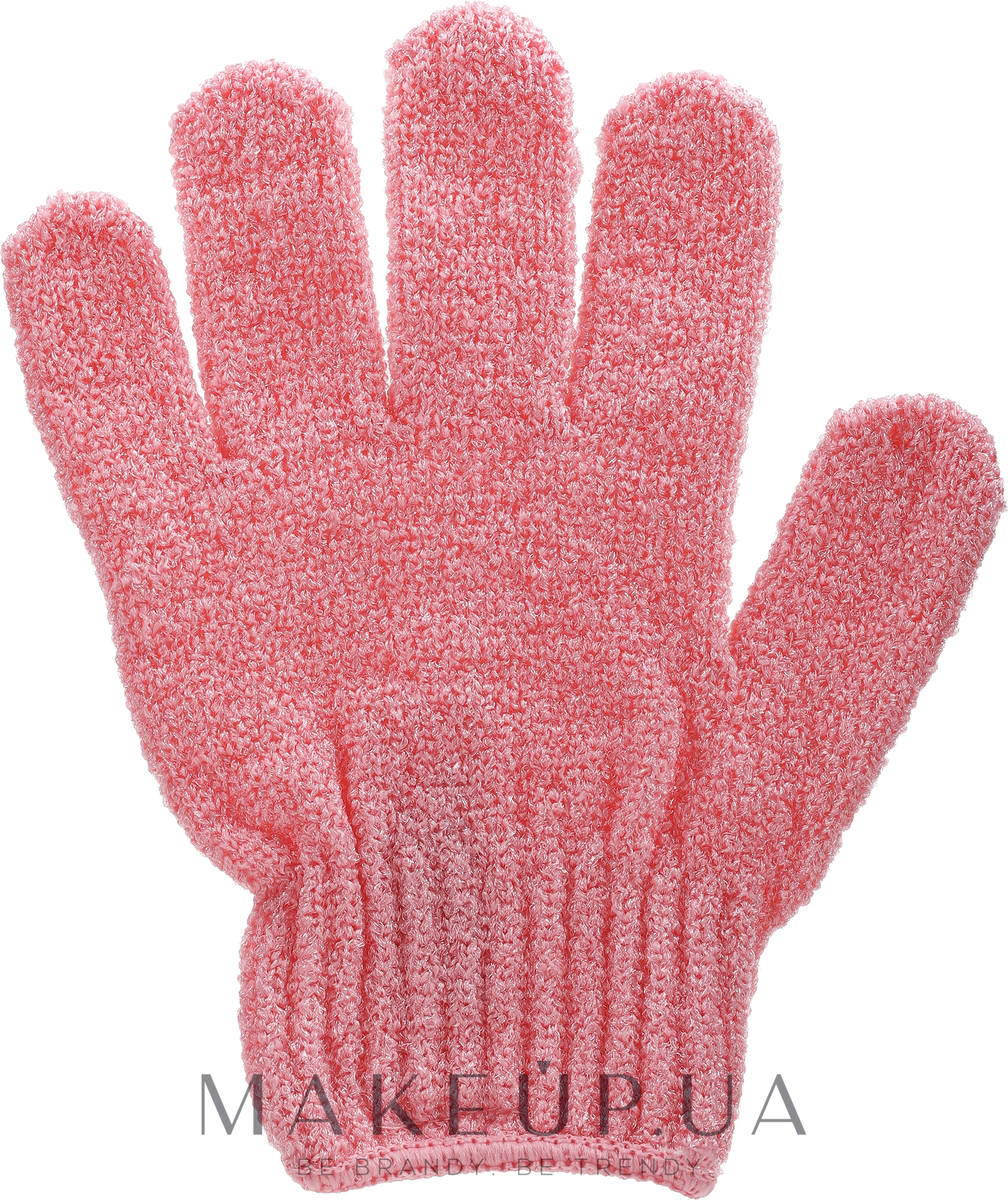 Розовая перчатка-мочалка для душа - The Body Shop Exfoliating Bath Gloves — фото 2шт