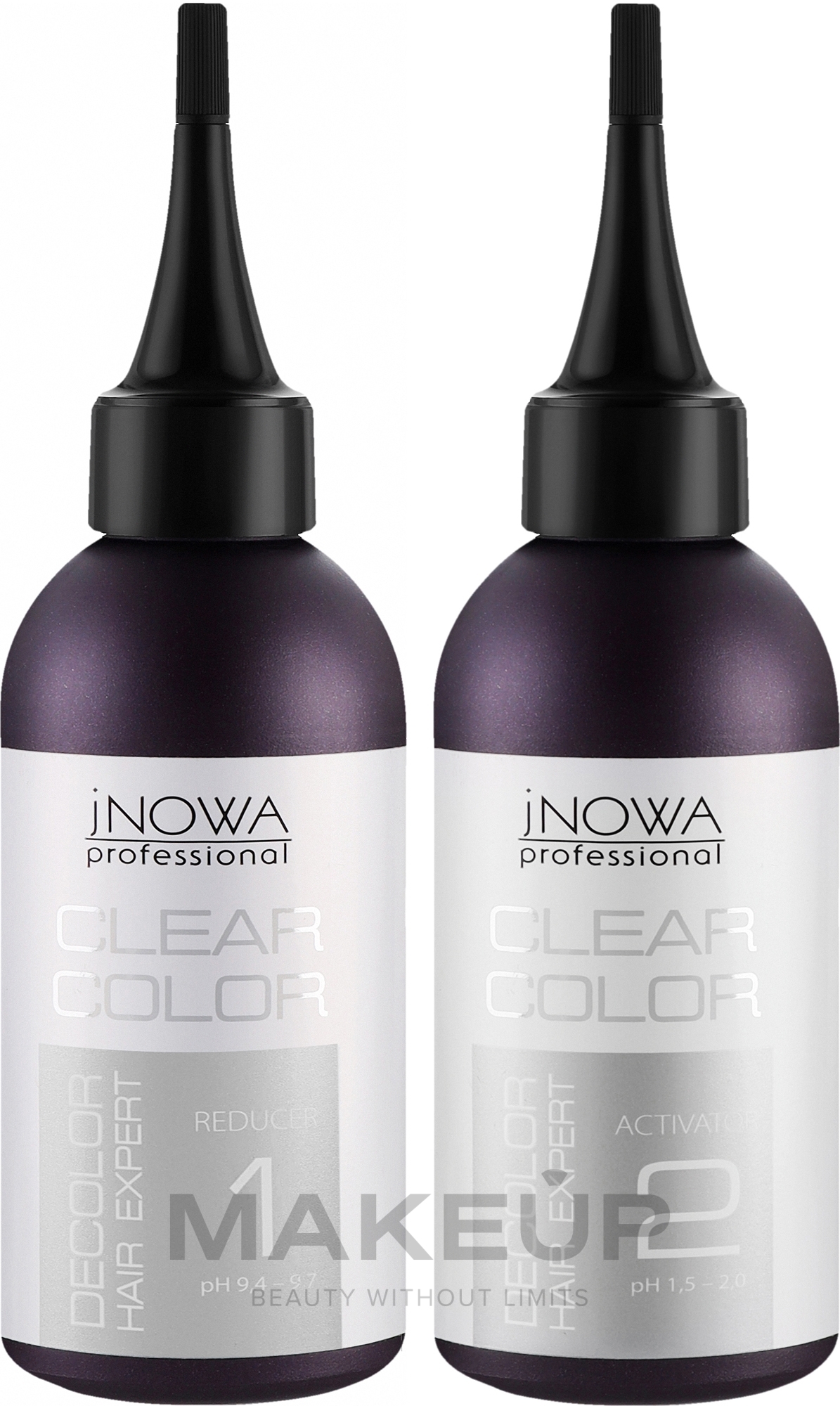 Засіб для професійного видалення стійкої фарби з волосся - jNOWA Professional Decolor Hair Expert ClearColor — фото 300ml