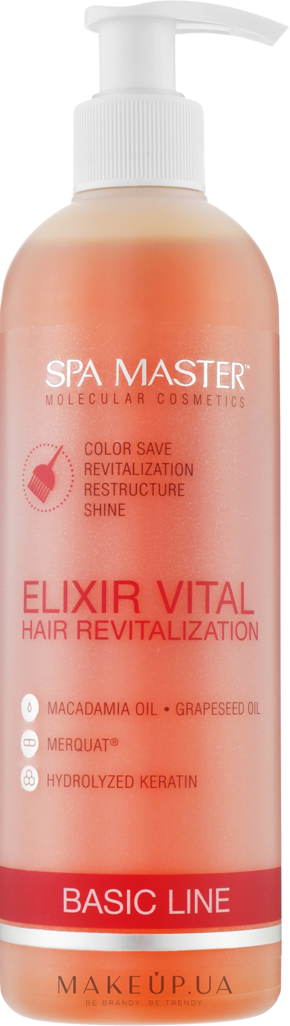 Эликсир для волос - Spa Master Basic Line Elixir Vital — фото 330ml