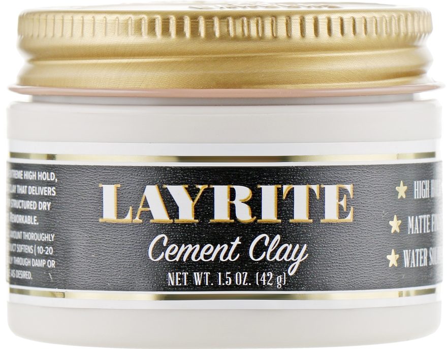 Глина для укладання волосся - Layrite Cement Hair Clay — фото N1