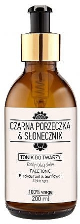 Тоник для лица - Nova Kosmetyki Czarna porzeczka & Słonecznik — фото N1