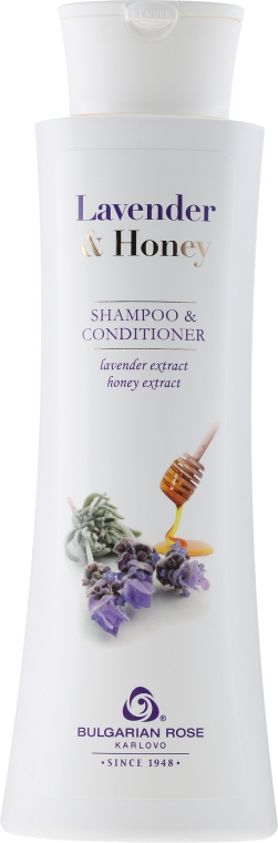 Шампунь-кондиціонер для волосся - Bulgarska Rosa Lavender & Honey — фото N1