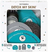 Духи, Парфюмерия, косметика Набор, 5 продуктов - Sephora Detox My Skin! Skincare Set 