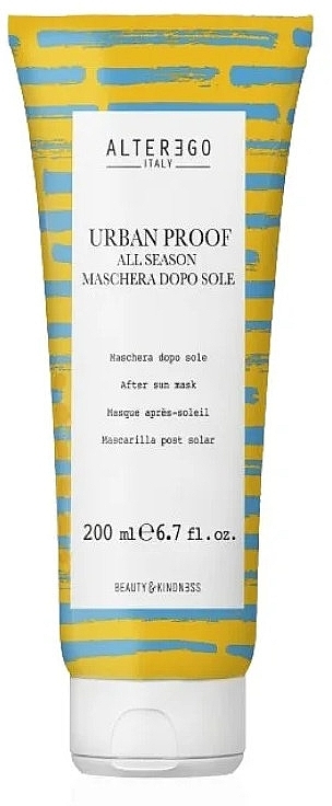 Питательная маска для волос после пребывания на солнце - Alter Ego Urban Proof After Sun Nourish Mask — фото N1