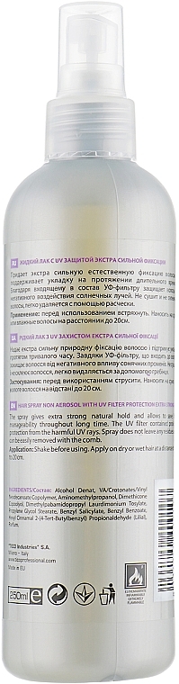 УЦІНКА Рідкий лак для волосся екстрасильної фіксації - Tico Professional Stylistico Extreme Fix Hair Spray * — фото N3