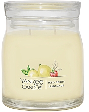 Ароматическая свеча в банке "Ледяной ягодный лимонад" - Yankee Candle Iced Berry Lemonade — фото N1