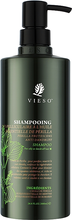 Шампунь від лупи з багаторічною перилою - Vieso Perilla Anti-Dandruff Shampoo — фото N1