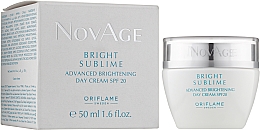 Осветляющий дневной крем для лица SPF 20 - Oriflame NovAge Bright Sublime SPF 20 — фото N2