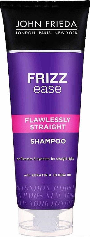 Шампунь випрямляючий для кучерявого і неслухняного волосся - John Frieda Frizz-Ease Flawlessly Straight Shampoo — фото N1