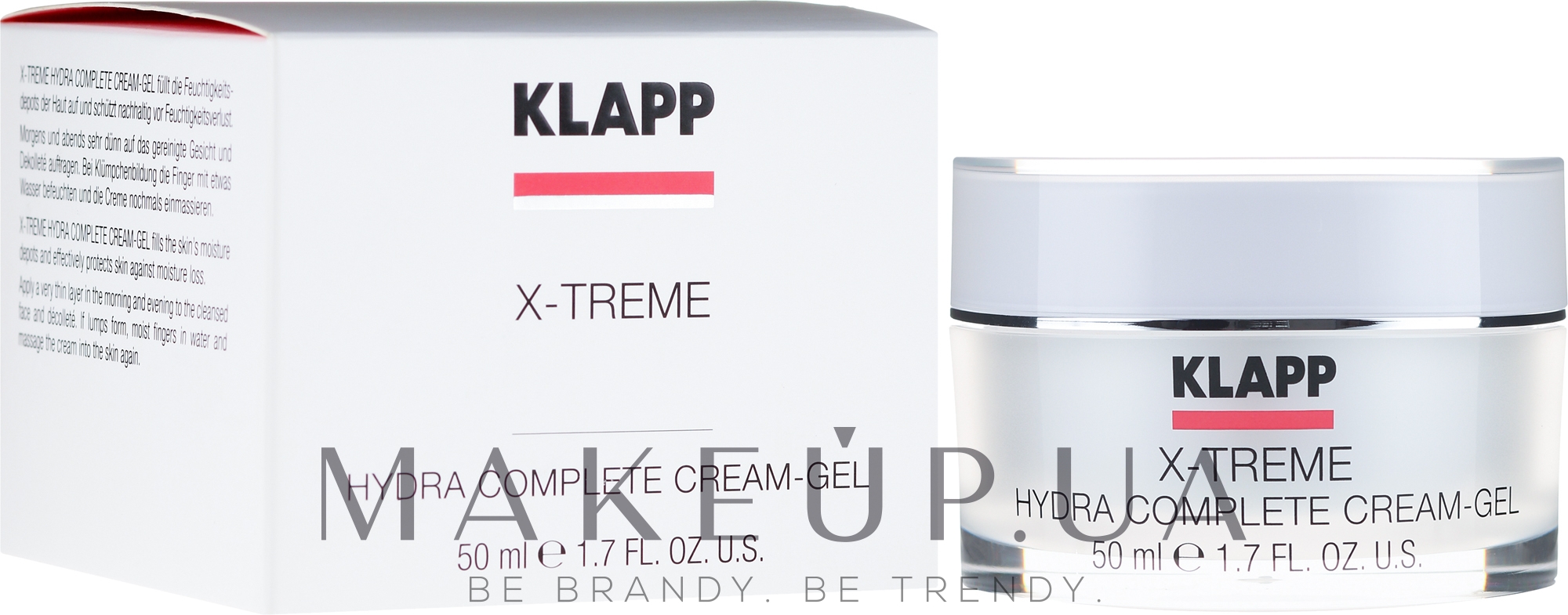 Крем для обличчя "Гідрокомпліт" - Klapp X-treme Hydra Complete — фото 50ml