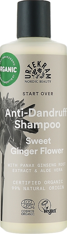 Шампунь для волос - Urtekram Sweet Ginger Flower Anti-Dandruff Shampoo — фото N1