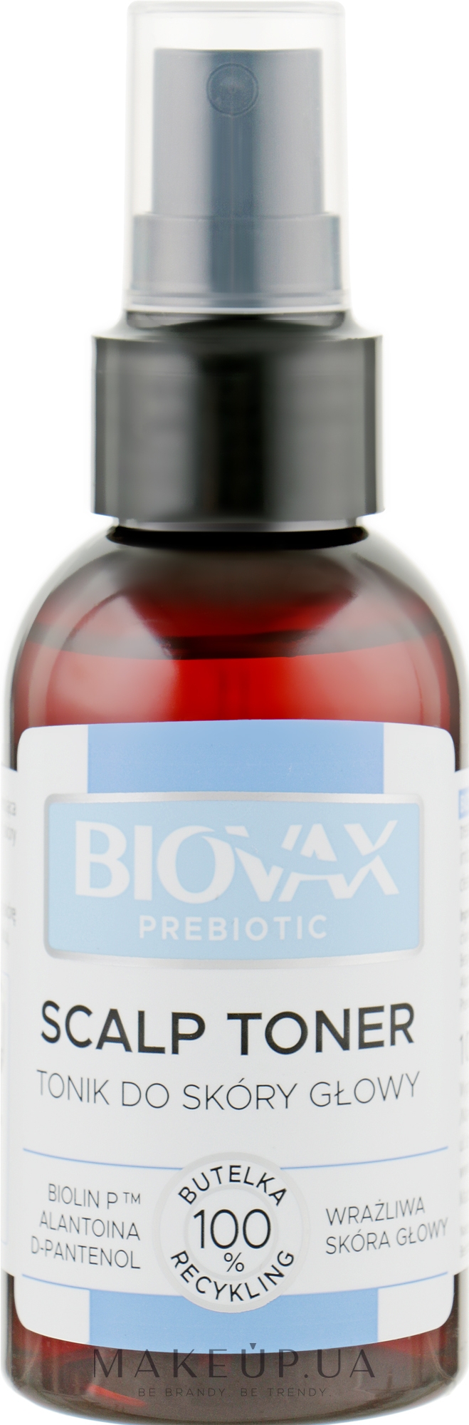 Тоник для кожи головы - Biovax Prebiotic Scalp Toner  — фото 100ml