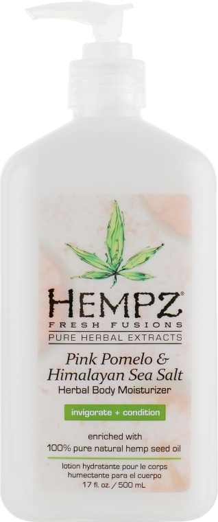 Молочко зволожувальне для тіла "Помело та гімалайська сіль" - Hempz Pink Pomelo & Himalayan Sea Salt Herbal Body Moisturizer — фото N3