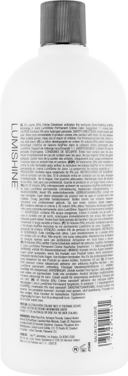 Крем-окислитель 9% - Joico Lumishine Creme Developer — фото N2
