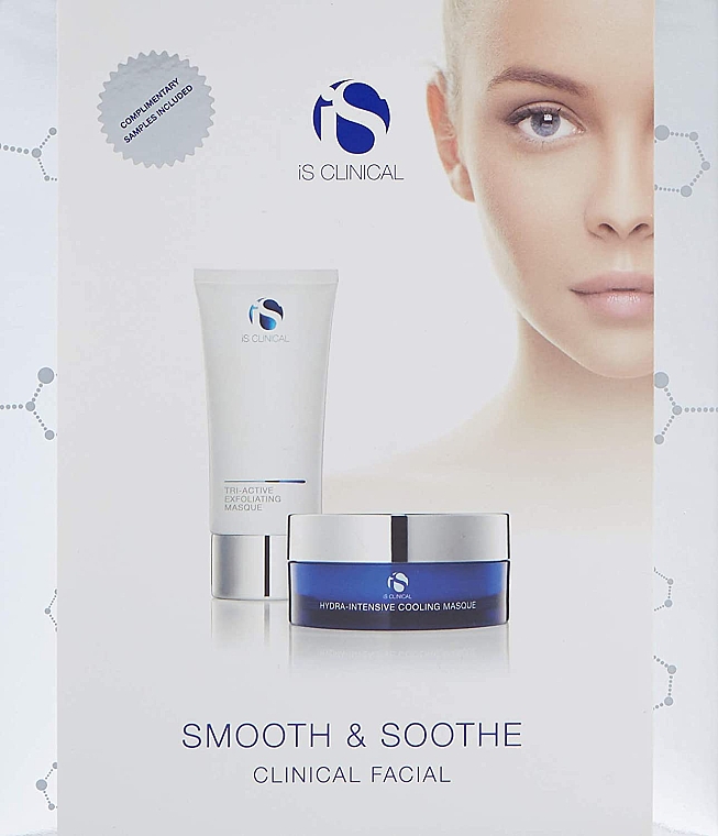 Набор - Is Clinical Smooth & Soothe Clinical Facial Set (mask/120g + cl/120g + ser/3.75ml + ser/3.75 + em/2g) — фото N1