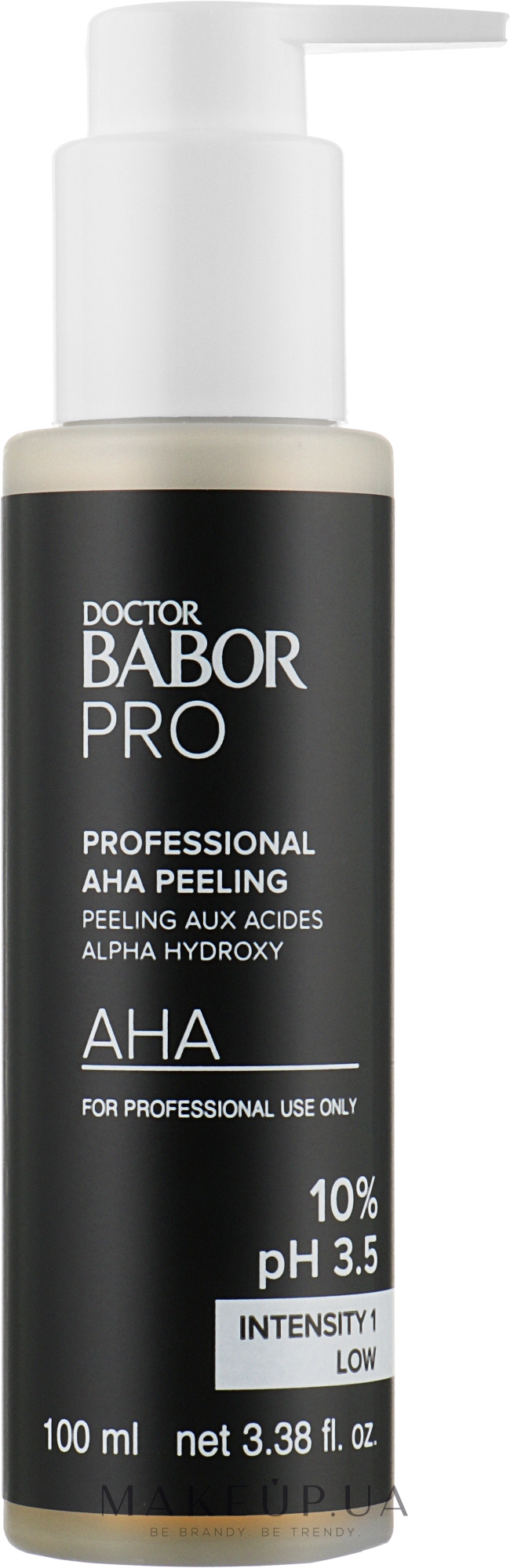 АНА-пилинг с фруктовыми кислотами 10% pH 3.5 - Doctor Babor Pro Professional AHA Peeling 10% pH 3.5 Intensity 1 Low — фото 100ml