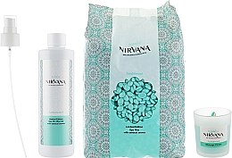 Набір "Сандалове дерево" - ItalWax Nirvana (wax/1000g + oil/250ml + candle/50ml) — фото N2