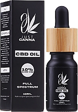 Дієтична добавка з олією канабідіолу 10% - Just Canna CBD Oil — фото N2