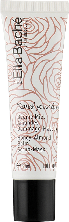 Медово-миндальный отшелушивающий бальзам - Ella Bache Roses' Your Day Honey-Almond Balm Scrub-Mask (мини) — фото N1