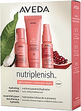 Парфумерія, косметика Набір - Aveda Nutriplenish Light Discovery Set Gift Set (shampoo/50ml + h/cond/50ml + h/spray/30ml)