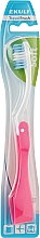 Дорожная зубная щетка, ярко-розовая - Ekulf — фото N1