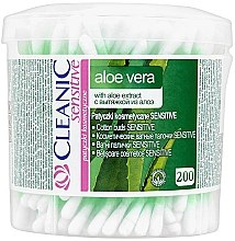 Духи, Парфюмерия, косметика Ватные палочки "Aloe Vera", 200 шт - Cleanic Face Care Cotton Buds