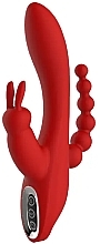 Парфумерія, косметика Потрійний вібратор, червоний - Dream Toys Red Revolution Hera