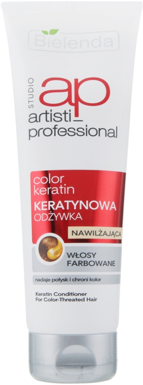 Кератиновый кондиционер для окрашенных волос - Bielenda Artisti Professional Color Keratin-Keratin Hair Conditioner For Color-treated Hair